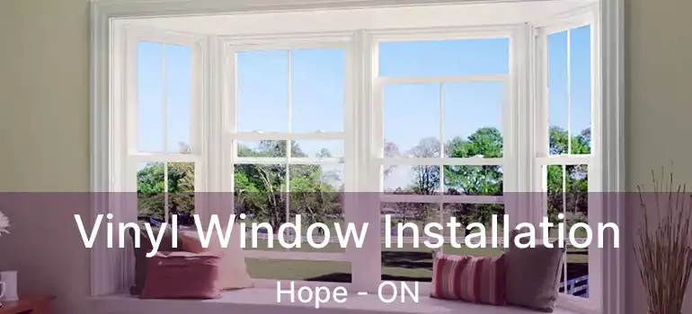  Vinyl Window Installation Hope - ON