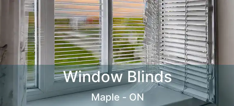  Window Blinds Maple - ON
