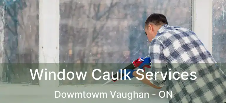  Window Caulk Services Dowmtowm Vaughan - ON