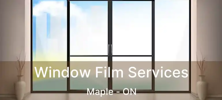 Window Film Services Maple - ON