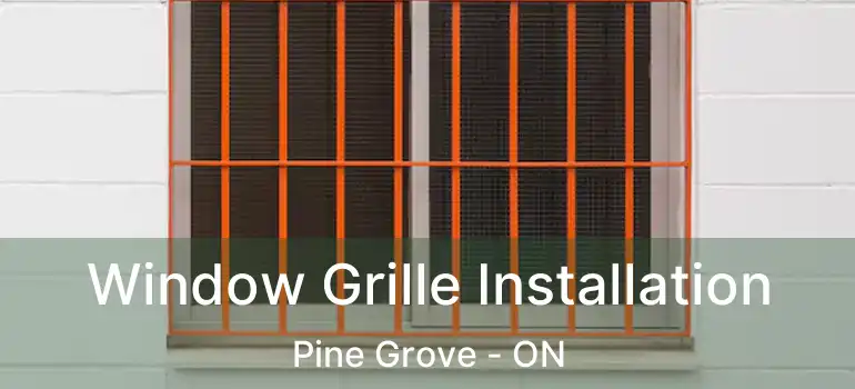  Window Grille Installation Pine Grove - ON