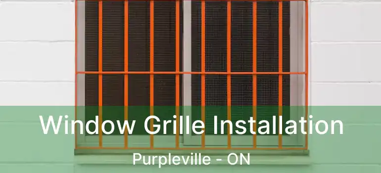 Window Grille Installation Purpleville - ON