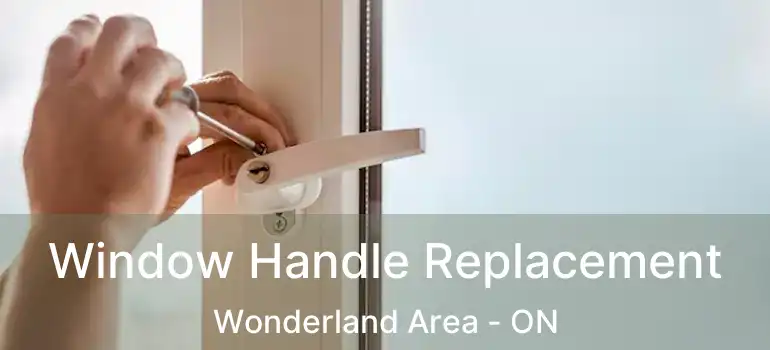  Window Handle Replacement Wonderland Area - ON