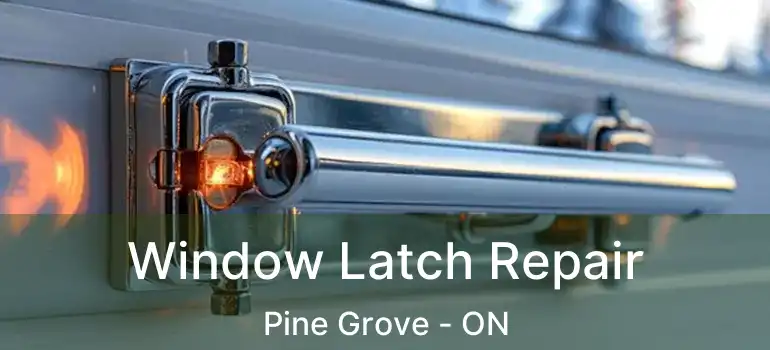  Window Latch Repair Pine Grove - ON