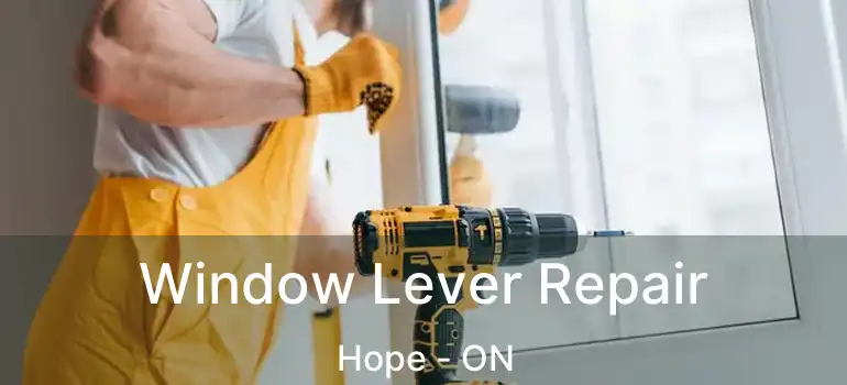 Window Lever Repair Hope - ON