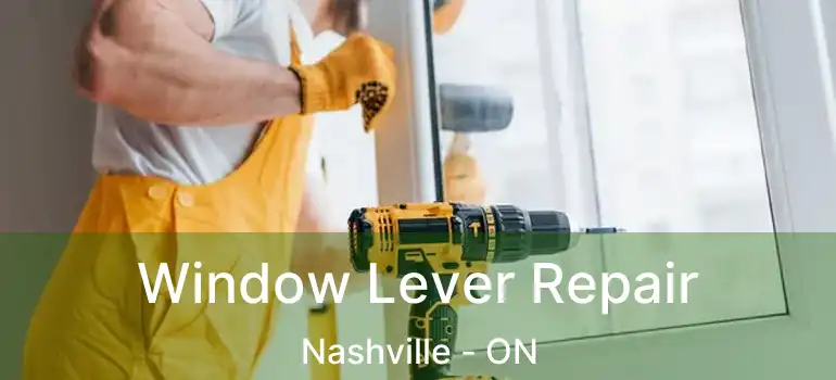 Window Lever Repair Nashville - ON