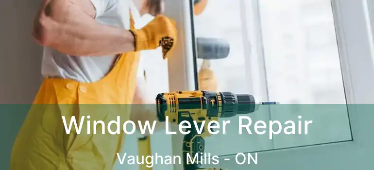 Window Lever Repair Vaughan Mills - ON
