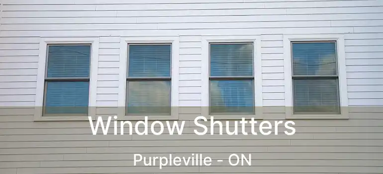 Window Shutters Purpleville - ON